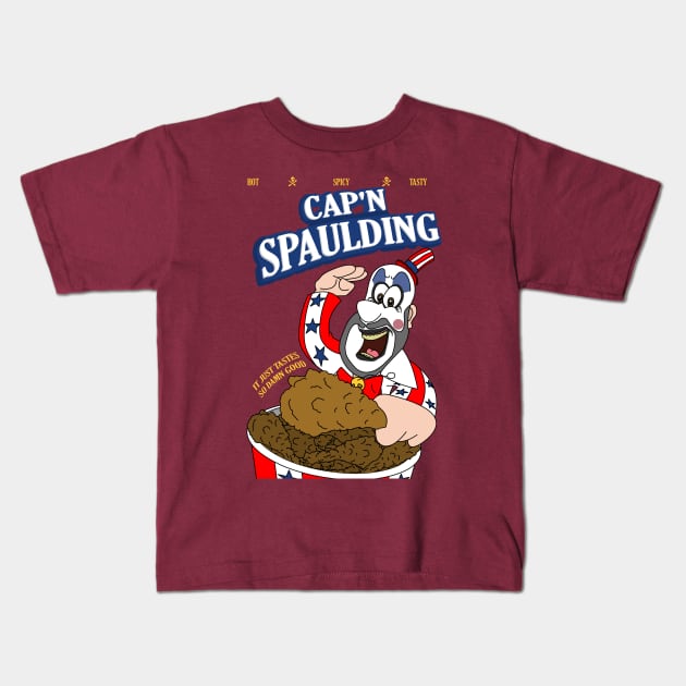 Cap'n Spaulding Kids T-Shirt by NGM